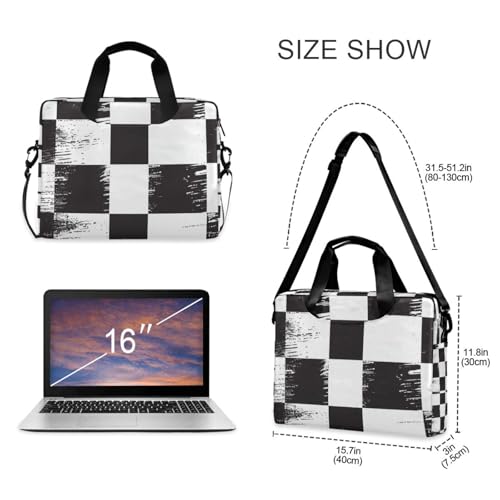 Maletín para laptop 15.6 pulgadas con correa y asa miniatura 5