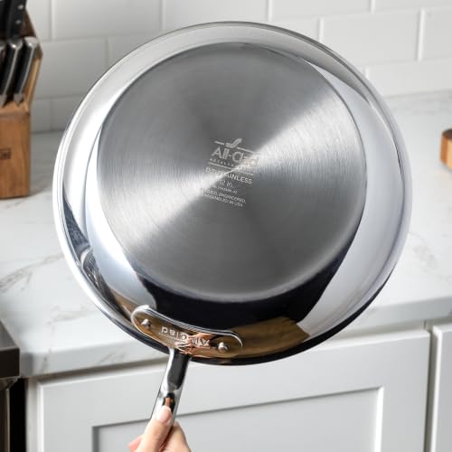 All-Clad D3 Stainless Steel, 2-Piece Fry Pan Set, Made in the USA - image 8