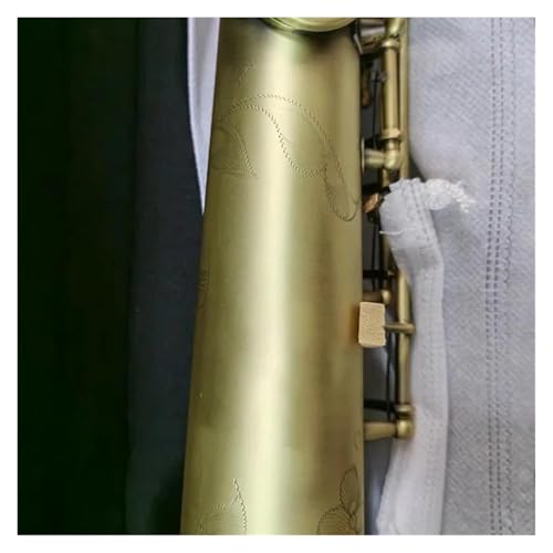 Saksofon Bb Vintage Miedziany Instrument Z Akcesoriami Do Futerału Saksofon