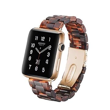 Pulseira 3 Elos Tartaruga LTIMPORTS, compativel com Apple Watch 42mm Series 11/10, 41mm Series 9/8/7, 40mm Series 6/5/4/SE e Apple Watch 38mm Series 3/2/1
