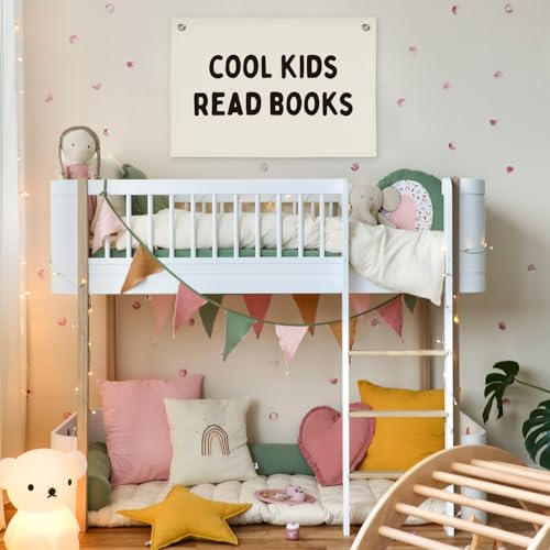 Image of Reading Corner Decor for Classroom,Cool Kids Read Books Canvas Banner,Read Sign Wall Hanging Banner Flag Decor for Reading Nook,Classroom Decor Kid Room Decor Read Corner Flag Banner 30x20 Inch