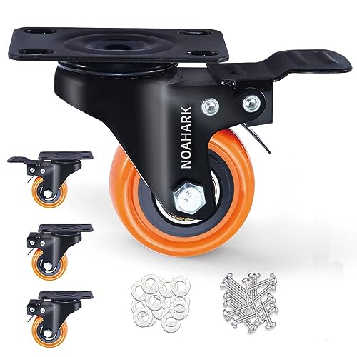 NOAHARK 4 Inch Furniture Caster Wheel | Heavy Duty upto 700l...