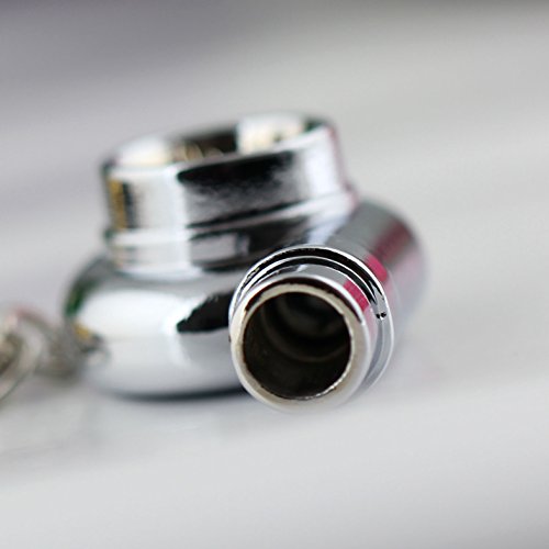 Image of maycom Creative Spinning New Chrome Polished Silver Turbo Turbocharger Keychain Key Chain Ring Keyring Keyfob,make Whistle Sound