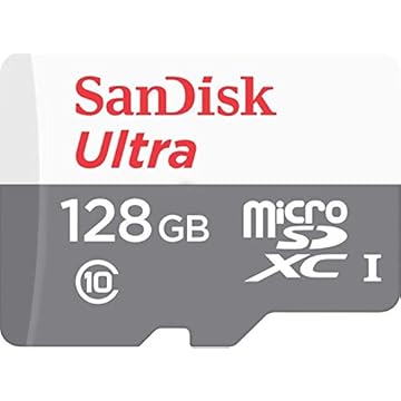 SanDisk Cartão microSDXC Ultra SDSQUNS-128G-GN6MN 128GB 80MB/s UHS-I Classe 10