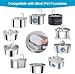 Katzenbrunnen Filter, Vindox 16 Stück Ersatzfilter mit Aktivkohle Kohlefilter für 2L/3.2L/4L Edelstahl Trinkbrunnen Katzen,Trinkbrunnen filter Haustierfilter für Katzen und Hunde Wasserbrunnen