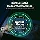 Fieberthermometer Kontaktlos für Babys, Kinder und Erwachsene, Infrarot-Stirnthermometer mit ultraklarem LED-Display, hohe Genauigkeit und Fieberalarm - Weiß