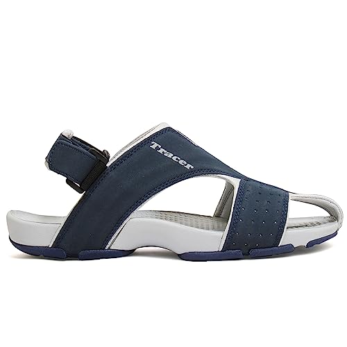 Image of TRACER Causal Sandals for Men's, Stylish & Comfortable, Eva with Rubber Randal Sole, Knitted Upper Lightweight & Breathable, Closure Velcro, Stylish Sandal, Size - 6 to 11