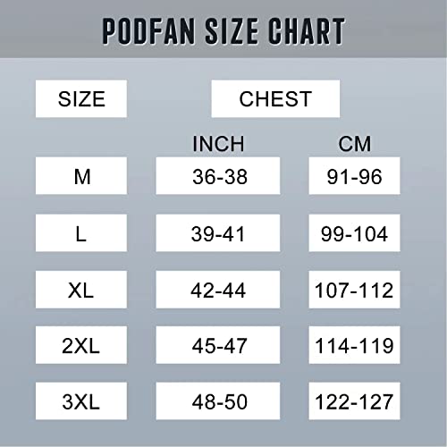 Podfan Gynecomastia Mens Compression Shirt, Slimming Tank Top, Men Body Shaper Vest, Tummy Control Undershirts(Black,Large) #TOP5