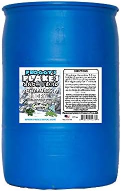 Froggys Flakes Snow Juice Concentrate - Makes 880 Gallons - Ultra Dry Formula (30-50 Feet Float/Drop)