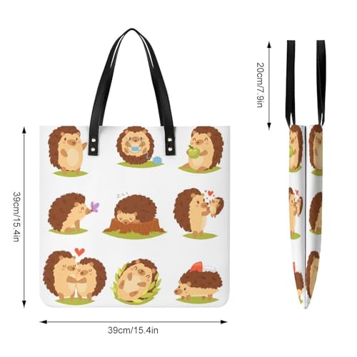 Sac à main hérisson craquant le cabas doudou qui vous accompagne dans vos voyages