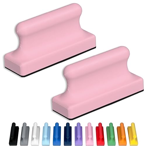 Image of Glassboard Studio Mega Magnets - Neodymium - Heavy Duty, Colorful, Ergonomic, Ideal for Crafting, Quilting, and as Magnetic Knife Holders (2, Blush Pink Pawn)