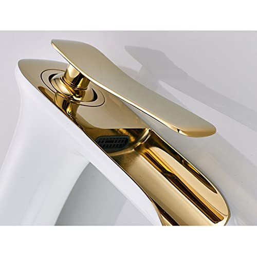 Robinets de salle de bain monotrou pour évier 1 trou et meuble vasque - 7