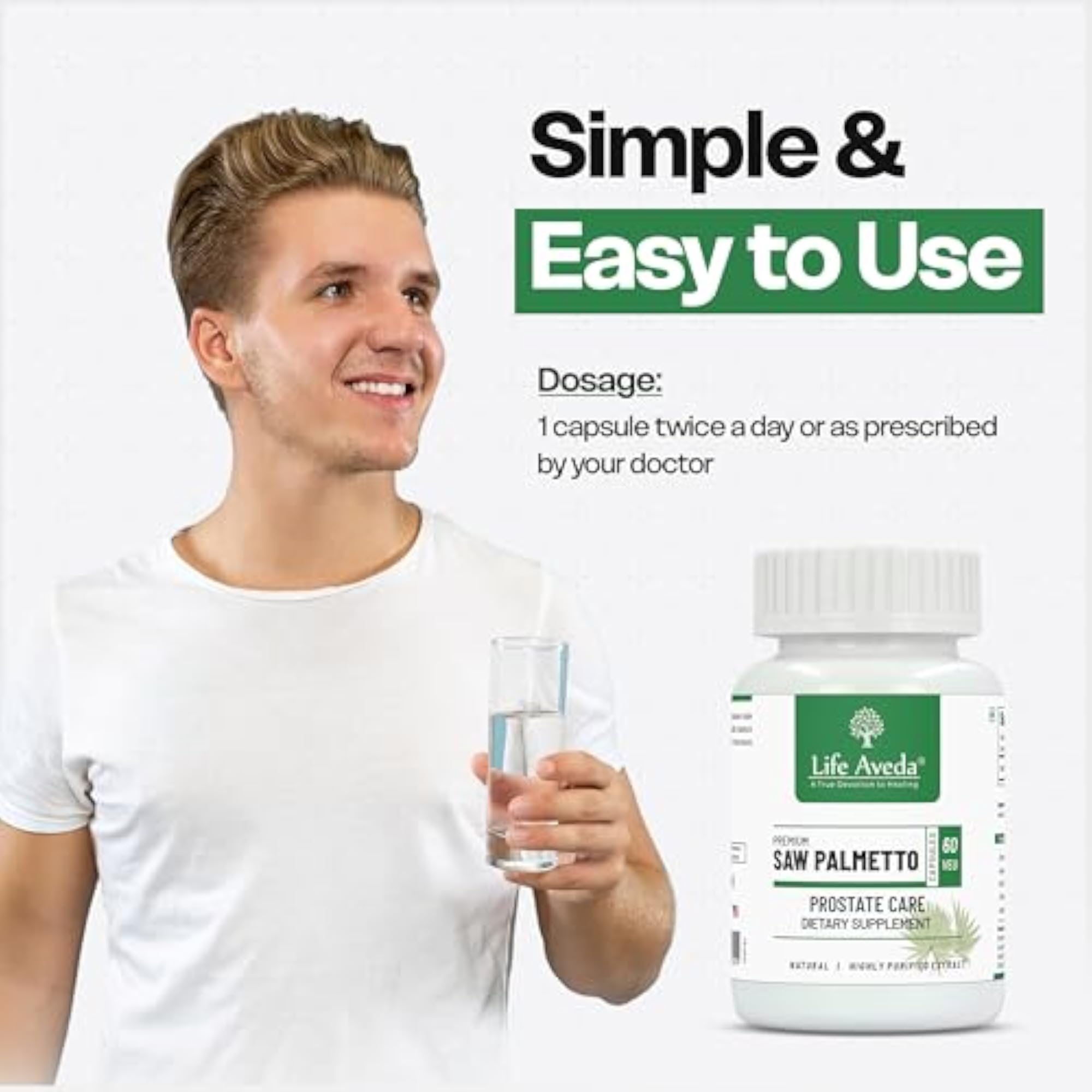 Life Aveda Saw Palmetto Extract Capsule 500mg
