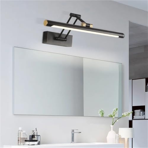Aplique de pared LED de 55cm blanco para iluminar tu espejo de baño con luz cálida 5