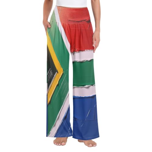 Pantalon Afrique du Sud femme palazzo fluide infroissable été