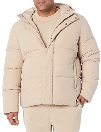 Image of Amazon Essentials Mens Mid-Length Hooded Puffer Coat (Available in Big & Tall)