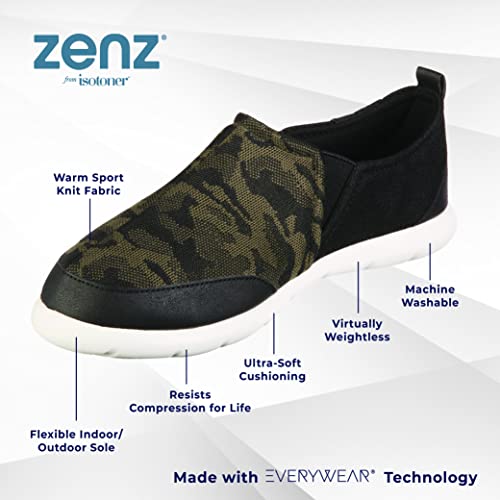 Image of Men's Zenz Active Slip-On: Ultra-Soft Casual Shoes with Flexible Support & Breathable Mesh