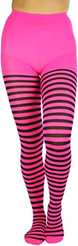 Image of ToBeInStyle Women's Nylon Horizontal Striped Tights