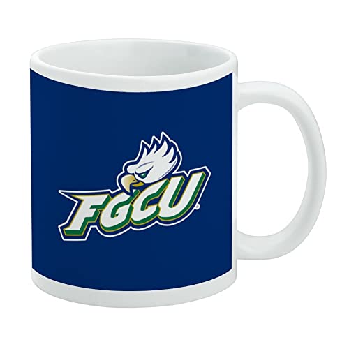 Florida Gulf Coast Primary Logo Ceramic Coffee Mug Gift Mugs, 11oz, White
