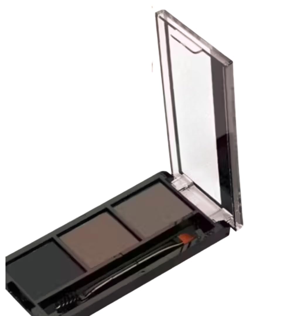 TJI Waterproof Eyebrow Powder With Brush Smudge Proof Long Lasting Brow Kit Rich Pigmented Formula For Natural Defined Eyebrows Easy Blend Makeup For Women Daily Wear Professional Finish-image-37