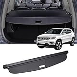Cargo Cover for Jeep Compass 2017 2018 2019 2020 2021 2022-2024, Retractable Trunk Cover, Trunk Security Covers Shield Shade Car Accessories, Canvas