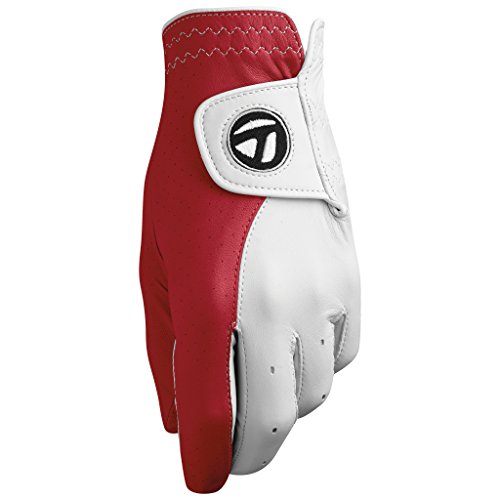 TaylorMade Tour Preferred Vivid Glove (White/Red)