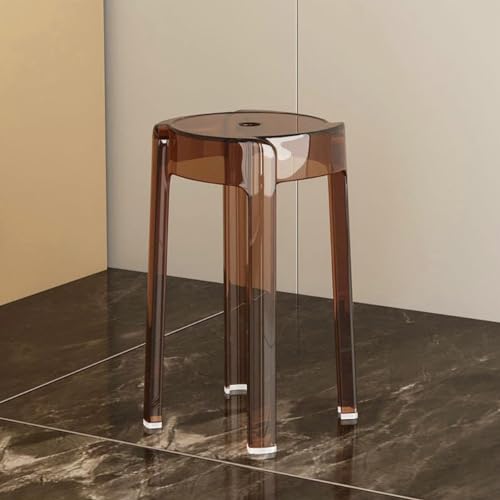 Taburete de bar de acrílico transparente