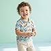 Unique Baby Boys Easter Polo Shirt for Toddler and Kids Outfit (12M, Cool Bunny)