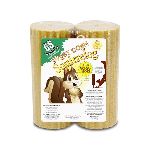 C&S Sweet Corn Squirrelog, 6-Pack Refill