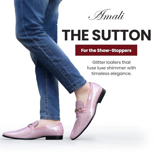 Image of Amali Men's Embellished Velvet Tuxedo Loafers, Smoking Slippers | Velvet slip-on smoking slippers with embellished upper for tuxedos, weddings and formal occasions