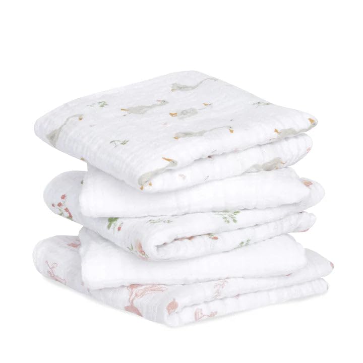 aden + anaisEssentials 5 Pack Cotton Muslin Squares Country Floral
