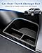 Karltys Trunk Organizer Compatible with Toyota Corolla Cross 2022-2025 2026, 2 Pcs Car Organizer Waterproof Trunk Storage Bin Box, Rear Organizer Side Pockets Accessories(Only for AWD, Not for Hybrid)