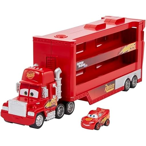 Mattel Disney Cars 3 Mack Supercamión de trasnporte de coches de juguete (GNW34) | Ya disponible en tu tienda friki favorita! En mundofriki.es!