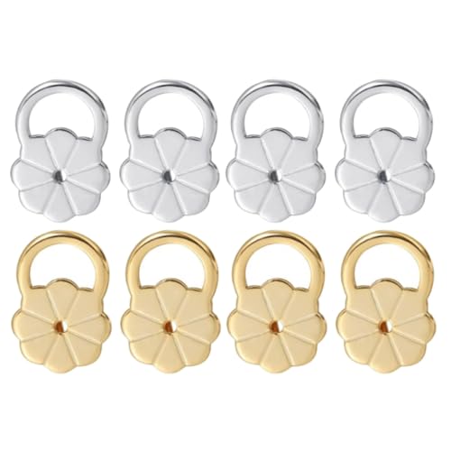 Cómodo Pendiente Espalda Para Lóbulos De Oreja Flácida Elegante Espalda Floral Único