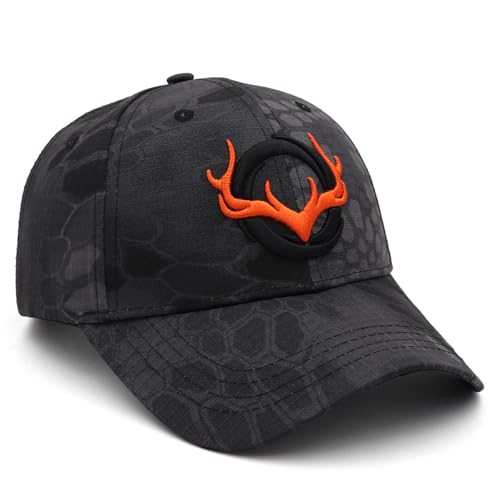 Image of Deer Hunting Camouflage Hats Embroidery Adjustable Fishing Baseball Cap