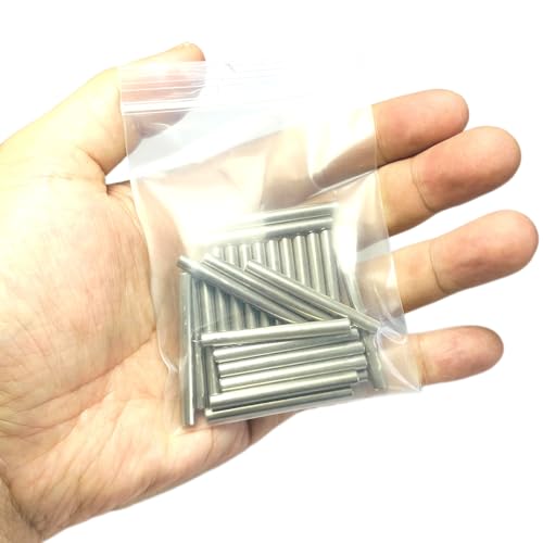 ZDingTech 25pcs 4mm x 40mm Dowel Pins Metal Dowel pins M4 4mm Shelf Pegs,Support Shelves,4mm x 40mm Metal Rod.304 Stainless Steel Wood Bunk Bed pegs - Thumbnail 5