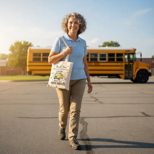 Bolsa tote para conductora de autobús escolar miniatura 2