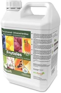 CULTIVERS Fertilizante Frutales Ecológico 5 L. Abono Líquido Inte...