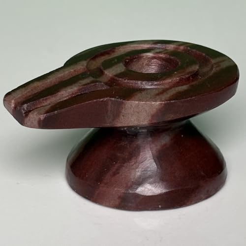 Image of Jaleri Yoni Base, Lingam Holder, Jalahari, Goripitham, Aadhar Saktipith Pitham Argha Stand Panapitham Hasta Kamal Base Jaleradhari For Narmadeshwar Shivling (3 Inch Multicolor Damru jaladhari)