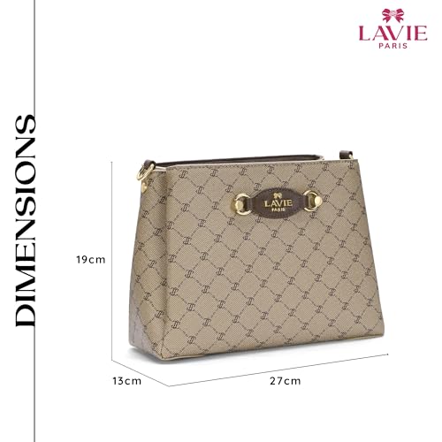 Image of LAVIE PARIS Women's Lior 3 Compartment Crossbody Sling Bag | Ladies Purse Handbag | Gift for Women