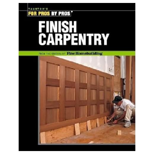 Finish Carpentry (For Pros By Pros)