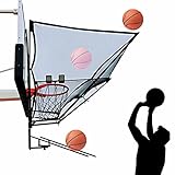 istema di ritorno pallacanestro system di restituzione dei palloni da basket, rimbalzatore di tiro per canestro, attacco per rete di rinvio per pallacanestro, attrezzatura di ausilio alla pratica del