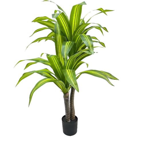 Planta artificial dracaena 130cm pour décoration intérieure - 5