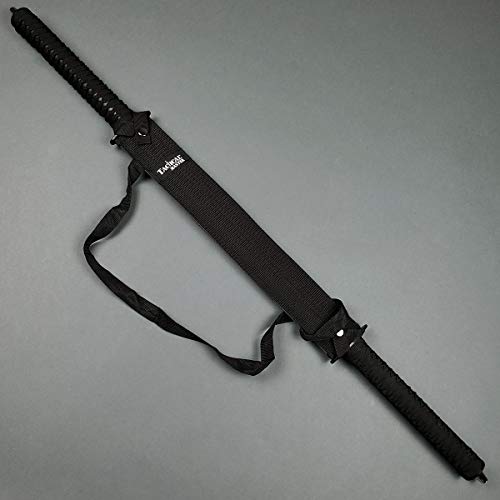 2 PCS Tactical Machetes, Tactical Fixed Blade Survival Katana Sword Set. for Camping, Collections, Gifts, Survival Tool Gear (Black-A) - Thumbnail 2