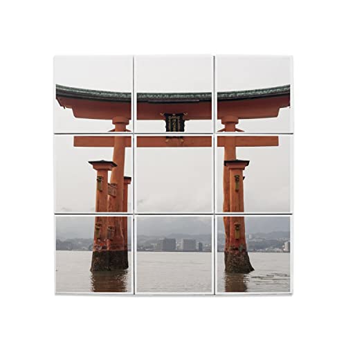 Carreaux céramique haut de gamme tableau mural japonais 60x60