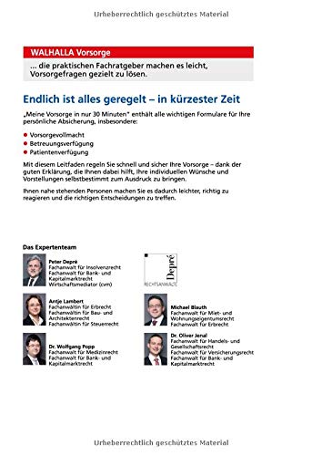 Meine Vorsorge in nur 30 Minuten