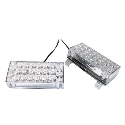 86705 Amber and Red LED Strobes with Flasher
