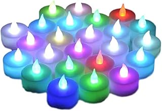 SHINE 12 x NEW FLAMELESS FLICKERING LED TEA LIGHT CANDLE BATTERY OPERATED TEALIGHTS[WHITE]