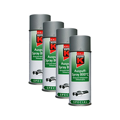 Kwasny 4X 233 098 Auto-K Special Auspuff-Spray Silber 800°C Lackspray 400ml