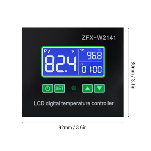Controlador de Temperatura Digital Controlador de Termostato Módulo Programável Electronic para Máqu